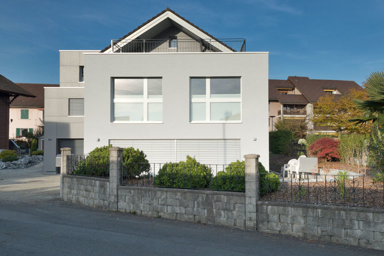 Sanierung Fassade Zweifamilienhaus