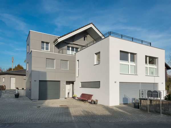 Sanierung Fassade Zweifamilienhaus