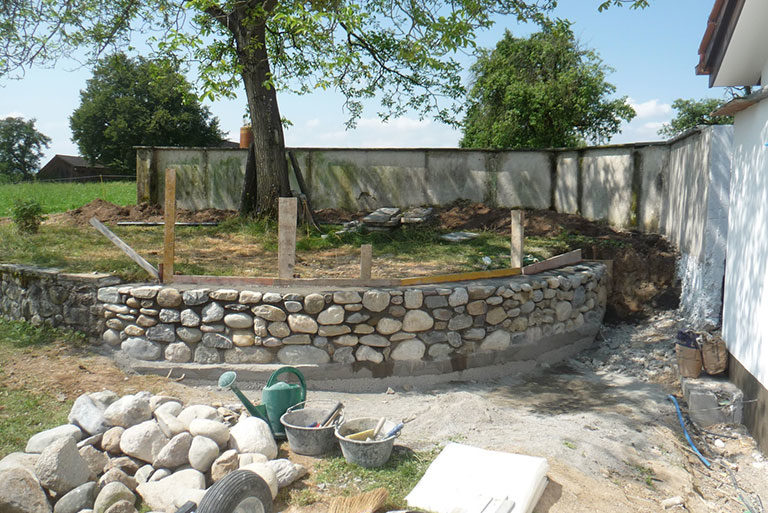 Umgebungsarbeiten Renovation Umbau Sanierung Knonau